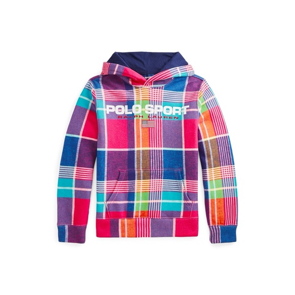 Polo Ralph Lauren Other - Polo Sport Madras-Print Fleece Hoodie